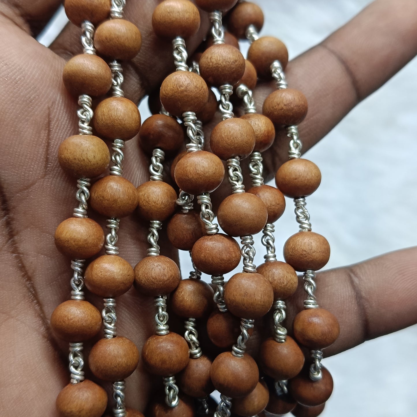 Sabarimalai Ayyapan Santhana Malai Silver